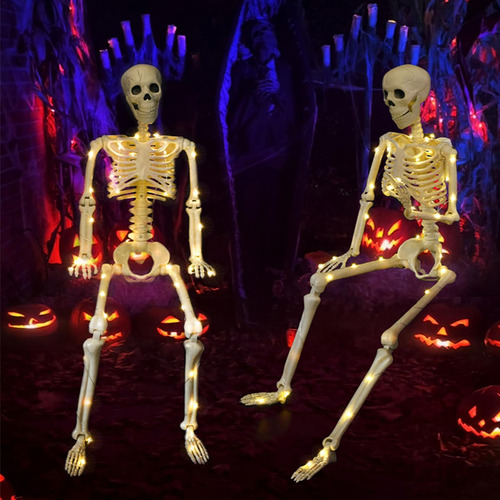 Cráneo Esqueleto Led De Halloween Cráneo Esqueleto De Hallow