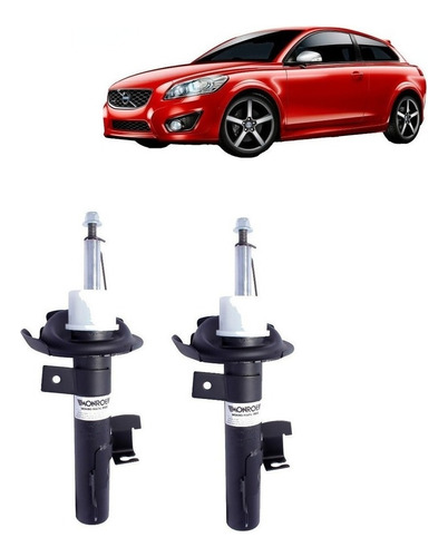 Par De Amortiguadores Traseros Para Volvo C30 1.6 2010 2013