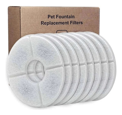 Pet Fountain® Repuestos Filtro Fuente Redonda Pack X 4
