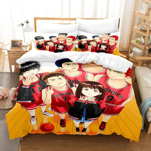 B Funda De Edredón Slam Dunk Fundas De Almohada Tamaño Doble