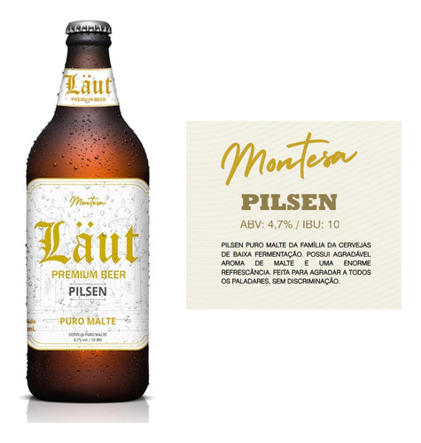 Pack Cerveja Laut Pilsen Premium (cx 15)