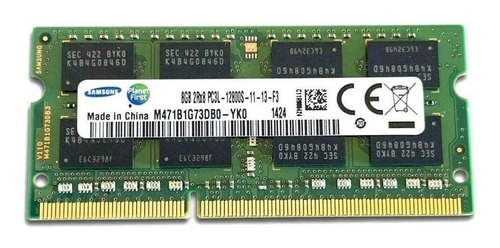 Memoria Ram Samsung Ddr3 L 8gb  1600/12800 Samsung Portatil