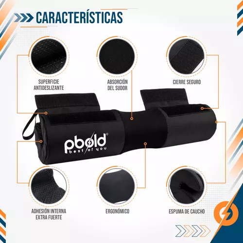 Kit De 4 En 1 Cojín Protector Cuello Para Barra Fitness Gym