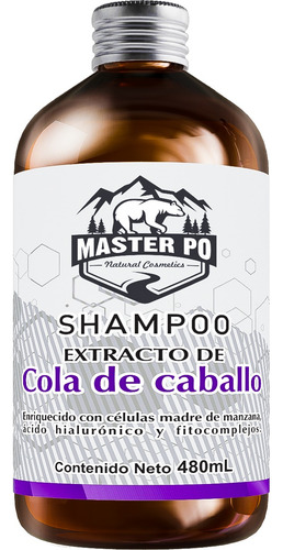 Shampoo Cola De Caballo Células Madre Crecimiento Master Po