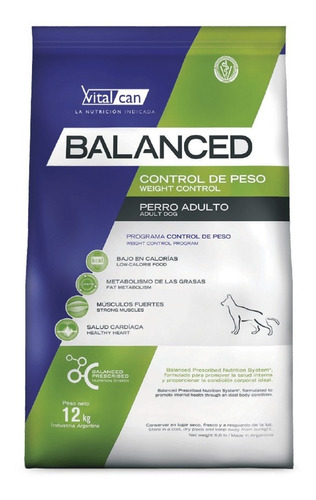 Balanced Adulto Control De Peso 12kg-envío Gratis Quito