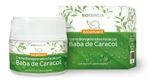 Biogeneradora Crema Facial Baba Caracol Cicatrices Marcas