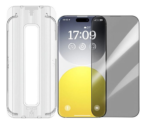 Pelicula Baseus Sapphire Privacy Para iPhone 15 Pro