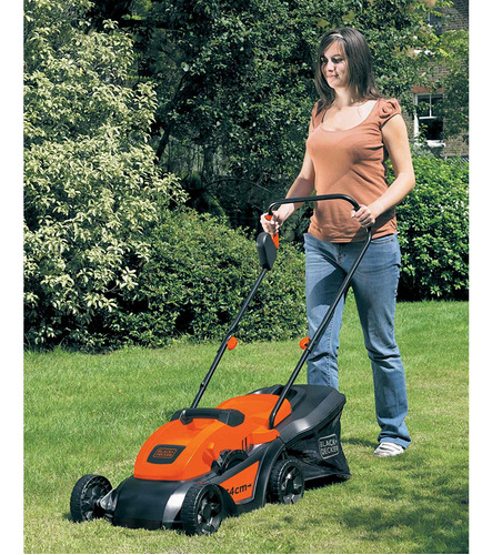 Imagen 3 de 11 de Cortadora De Césped 34cm 1200w Black+decker Gr3400-b3