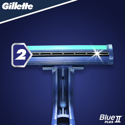 Afeitadoras Gillette Blue 2 Hojillas Desechable Pack De 7