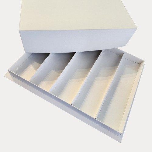 Caja Masas 1/2kg 5 Div (5,2cm) 25,5x19,5x6cm (x 22 U) - B-1