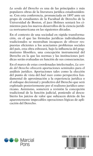 La Senda Del Derecho (holmes, Oliver Wendell, Jr, 2012, 91)