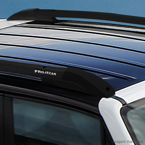 Longarina Teto Jeep Renegade 2015 A 2020 Projecar Preto Par