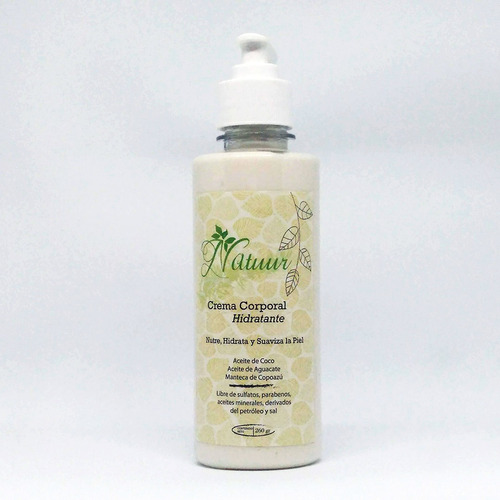 Imagen 3 de 8 de Crema Corporal Hidratante Natural