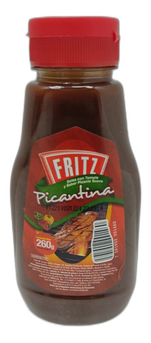 Bulto 12 Aderezo Salsa Picantina Fritz 260gr 0698 Ml.