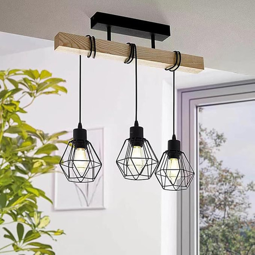 Lampara De Techo Luz Led Colgante Barra Isla Cocina Bar Sala