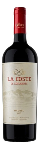 Vino La Coste De Los Andes Malbec X 750cc