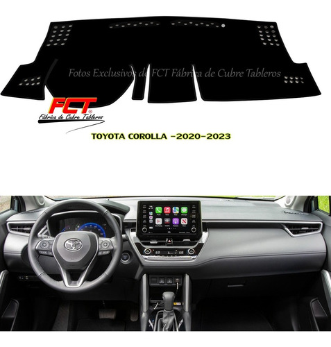 Cubre Tablero - Toyota All New Corolla- 2020 2021 2022 2023 