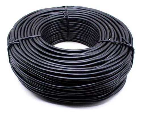 Cable Bajo Goma Negro 2x2 20mts 3 Conductores I Nido