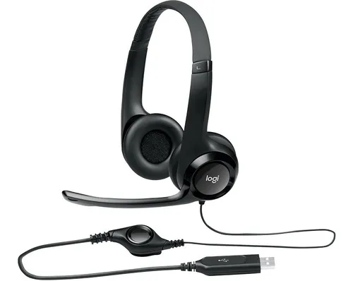 Logitech Auricular Con Micrófono Usb H390 Para Computadora