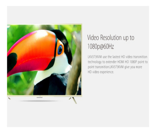 Kit Extensor Hdmi Kvm Para Hasta 120 Metros Resolución