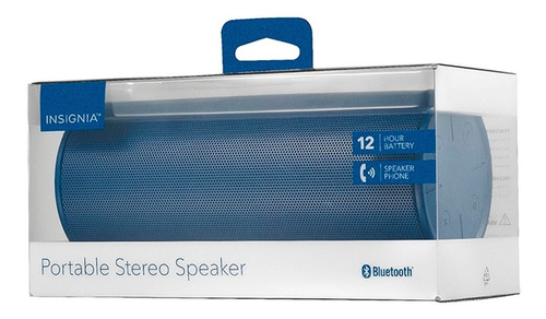 Parlante Portatil Insignia Wave 2 Bluetooth Azul Fact A-b
