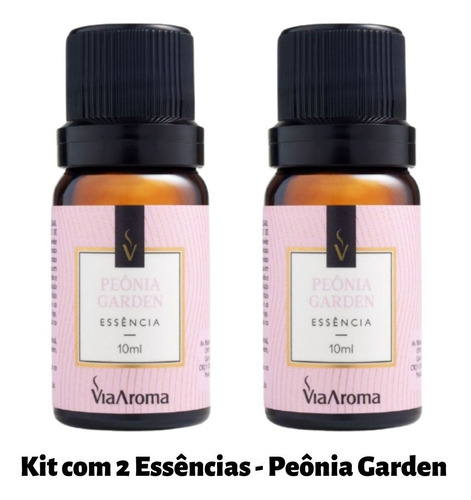 Essência Aromática Peônia Garden 10 Ml Via Aroma Difusor