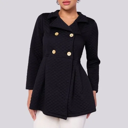 Casaco sobretudo cheap feminino acinturado