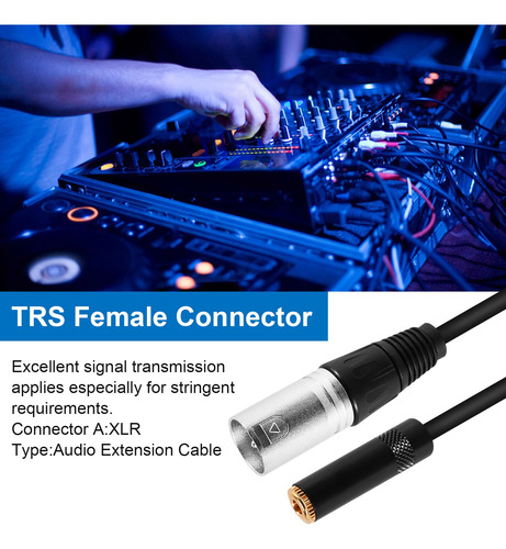 0. Conector De Audio Estéreo De 3 Pines Xlr Macho A 3,5 Mm H
