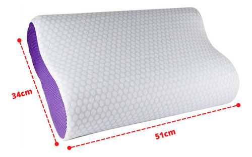 Melhor Travesseiro Ortopedico Cervical Dr Coluna 51x34x11,9