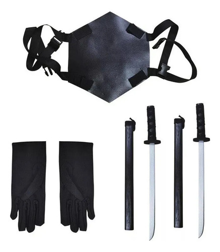 Traje Deadpool Cos + Mochila + Espada Para Crianças Adultos1