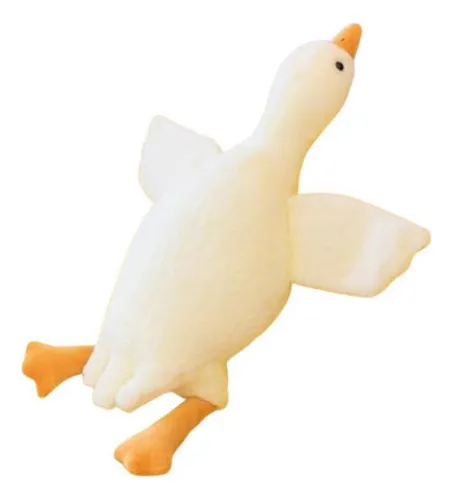 A Peluche De Ganso Grande, Peluche Súper Suave, Blanco, 60