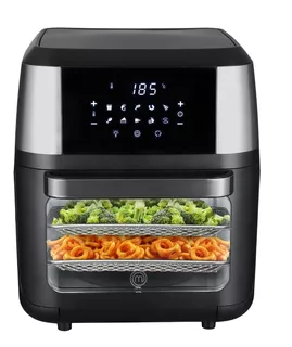 Freidora De Aire Multifuncional Premium Negro 12l Masterchef 1700 W