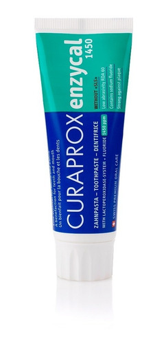 Imagen 1 de 3 de Pasta De Dientes Curaprox Enzycal 1450