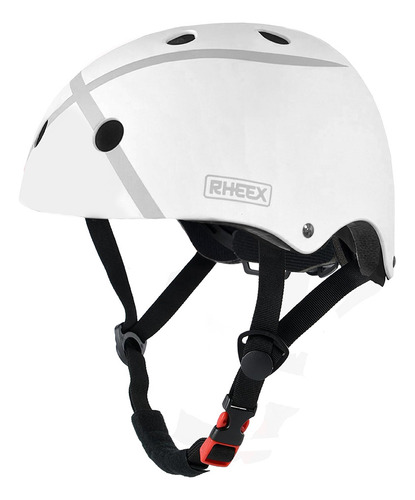 Casco Urbano Para Monopatín Bici Con Ventilación Y Confort Blanco L