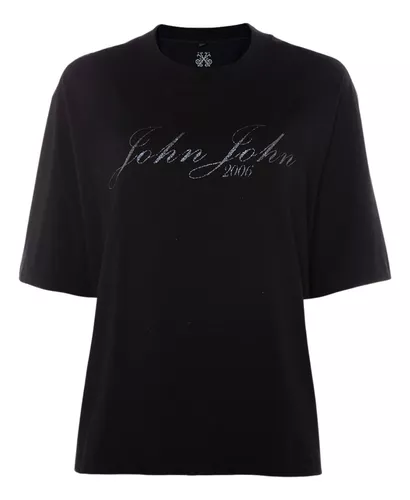 Camiseta John John Cropped Penny Feminina Verde Dom