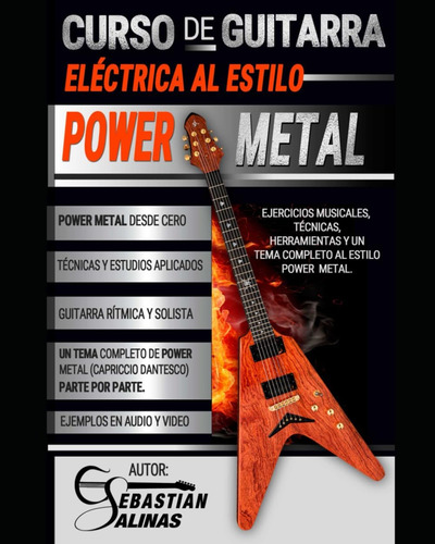 Libro: Curso De Guitarra Eléctrica Al Estilo Power Metal: Ej
