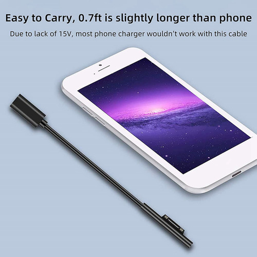3 Cables De Carga Surface Connect A Usb-c Compatibles Con Su
