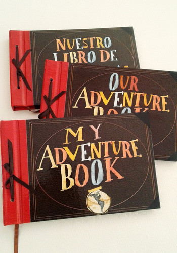 Libro Aventuras Up A5 Caratula Personalizad C/lapicera