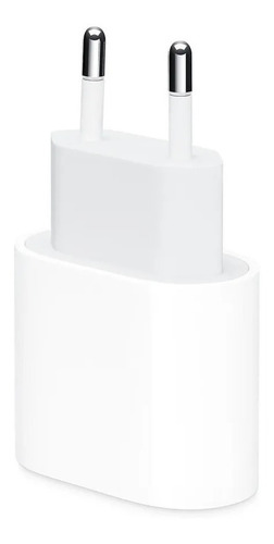 Carregador Para iPhone Turbo Usb-c Power Adapter 20w A2465 Cor Branco