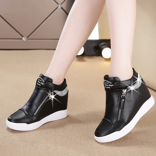 Zapatillas De Deporte Con Cuña Para Mujer,zapatos Informales