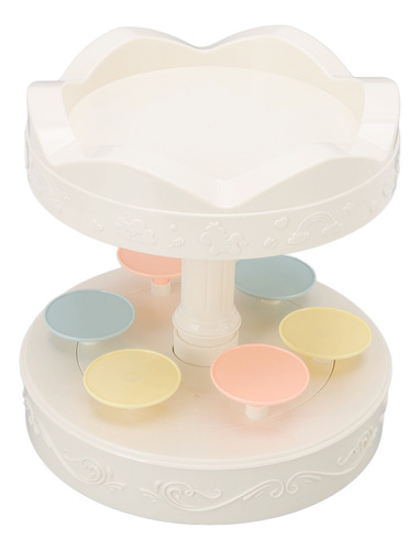 Soporte Para Tartas Giratorio Automático De Doble Capa
