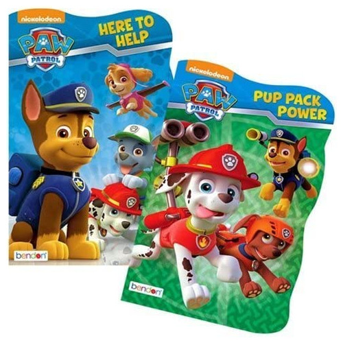 Paw Patrol Board Book Set - 2 Libros De Cartón Con Forma (ve