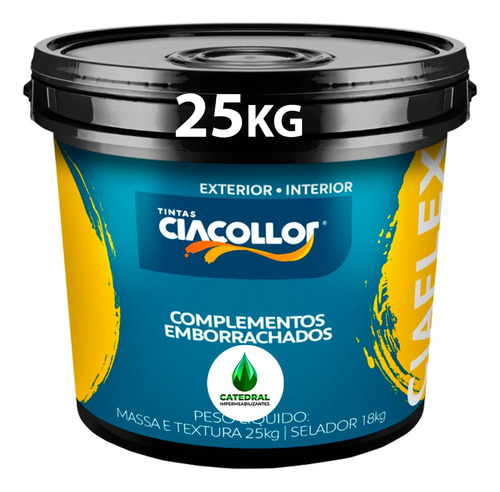 Textura Emborrachada 25 Kg Acrilica