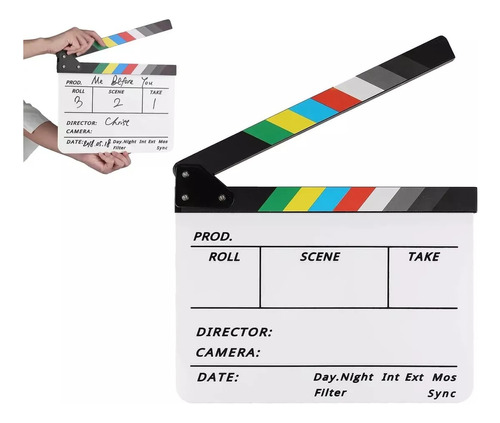 Acrylic Film Clapper Board Hollywood,claqueta De Cine