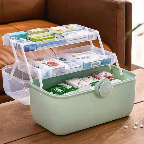 Caja Portátil Para Medicinas En Casa