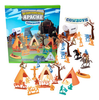 Kit Miniaturas Indios Apache Gulliver Cowboys Forte Apache