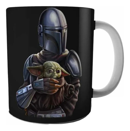 Mugs Darth Vader Y Baby Yoda Pocillo