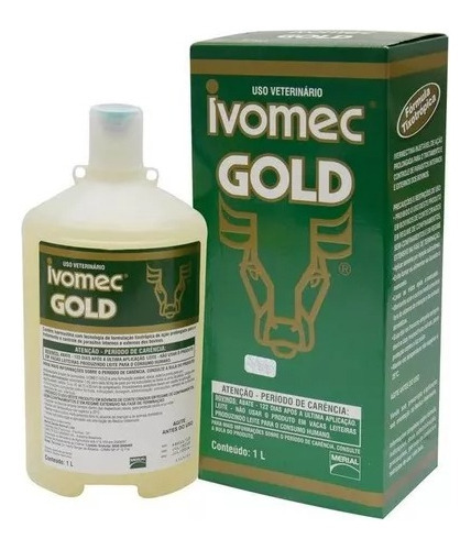 Ivomec Gold - 1 Litro Ultra Gold Amplo Aspecto + Eficiente