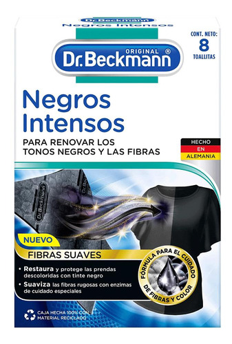 Negros Intensos Dr. Beckmann Para Lavar Ropa Negra 2 En 1