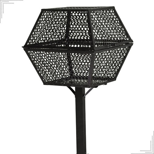 Lixeira Para Calçada E Rua Embutir Com Tampa Resistente